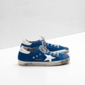 Golden Goose Super Star Calf Suede Upper Blue Men