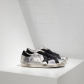 Golden Goose Super Star Sneakers In Leather With Suede Star Men