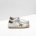 Golden Goose Super Star Sneakers White Gold Metal Women