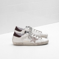 Golden Goose Super Star Suede star in leather White Men