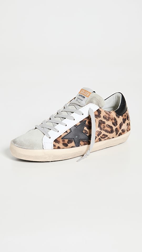 Leopard Haircalf Superstar Sneakers