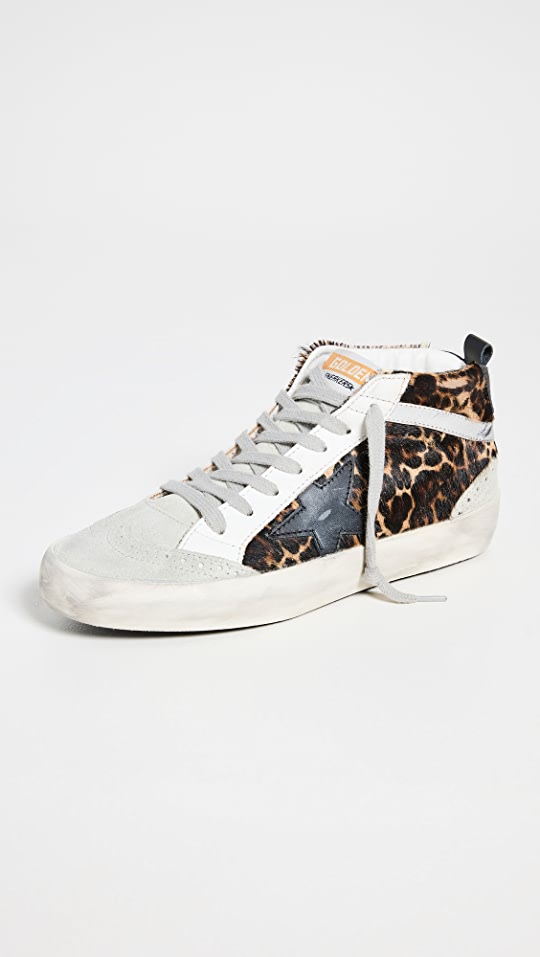 Mid Star Horsy Upper Suede Toe and Spur Sneakers