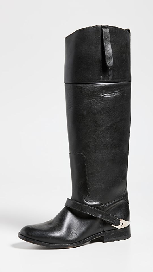 Charlie Leather Riding Boots
